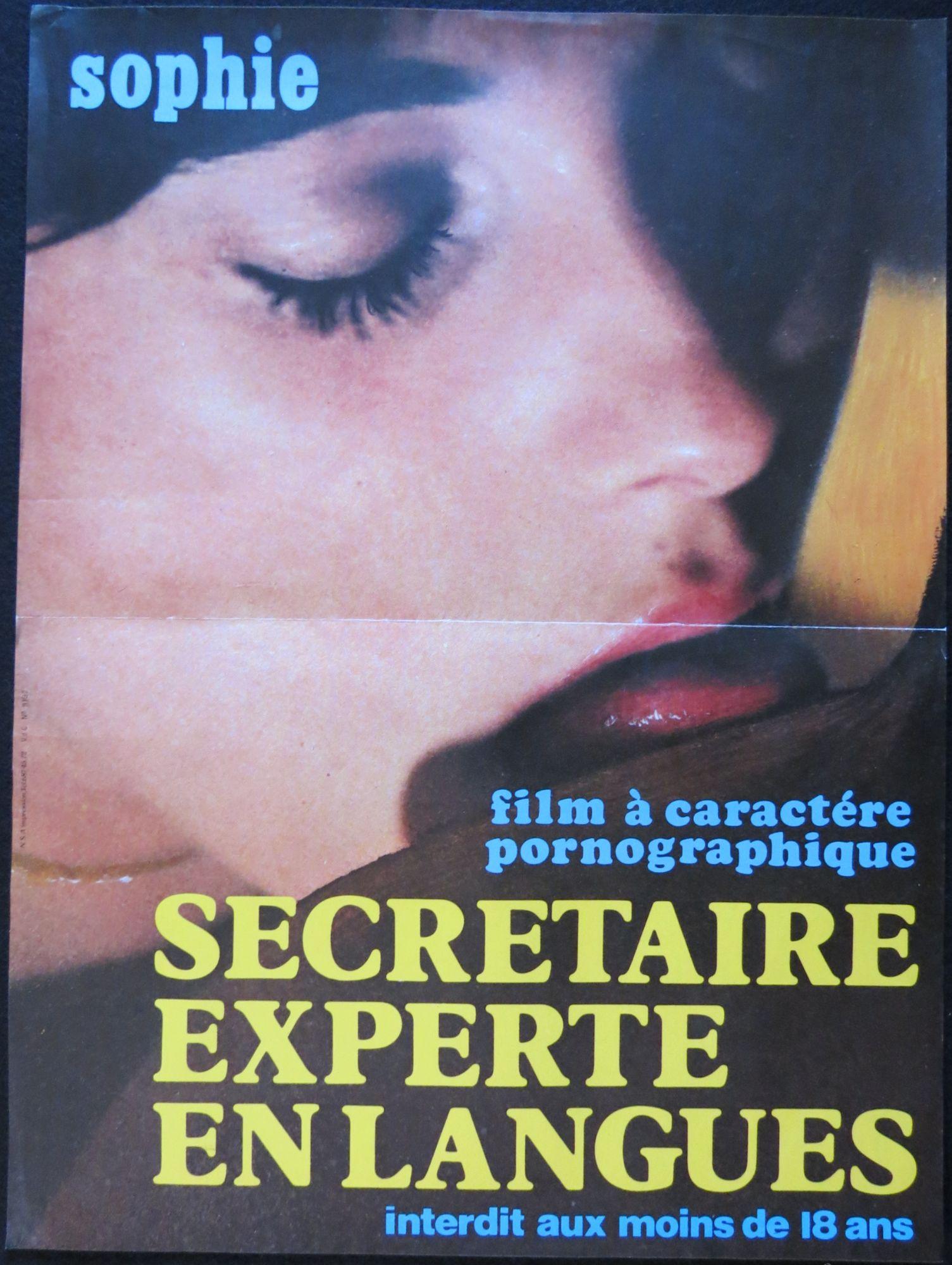 Sophie, Secr?taire Experte En Langues - Film Pornographique R?alis? Par  Michel Caputo Avec Nicole Ginoux, Cathy Dupr? - Affiche De Cin?ma Originale  - 40x60 Cm - Movie Poster | Rakuten