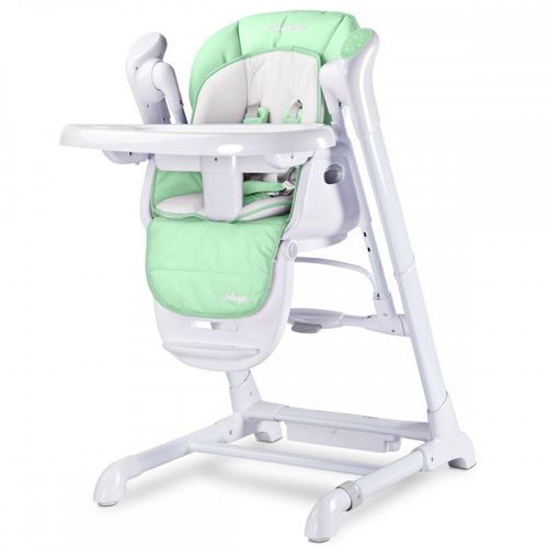 Indigo Chaise Haute Balancelle B?B? Musicale 2en1 Motoris?E Vert
