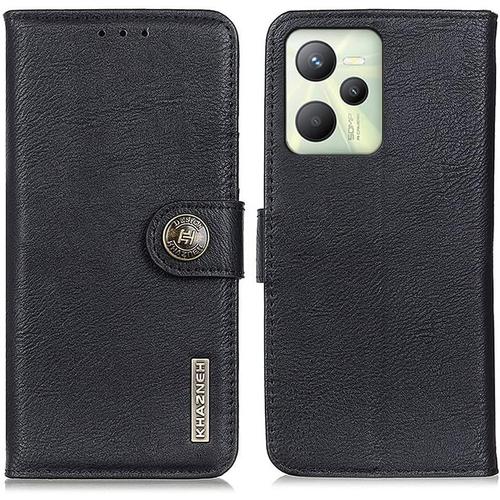 Couverture De Bo Tier De Téléphone Compatible Avec L'étui Portefeuille Oppo Realme C35 Étui De Protection À Rabat For Fente For Carte Étui De Téléphone Boucle Magnétique Étui For Téléphone Compatible