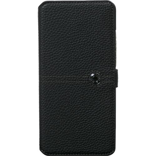 Etui Folio Pour Samsung Galaxy A70 Façonnable Noir