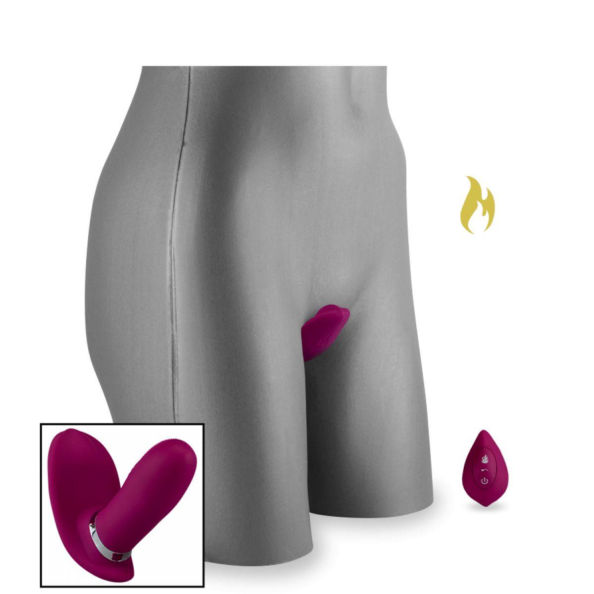 Culotte gode vibrante chauffante télécommandée Vibromasseur pour femme et  couple | Rakuten