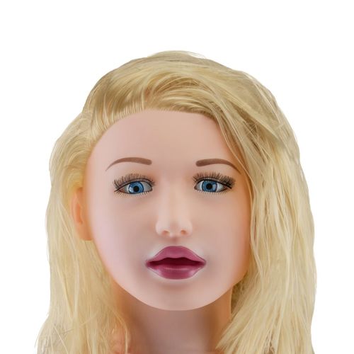 Poupée Gonflable Femme Adulte Blonde Suceuse Anus Vagin