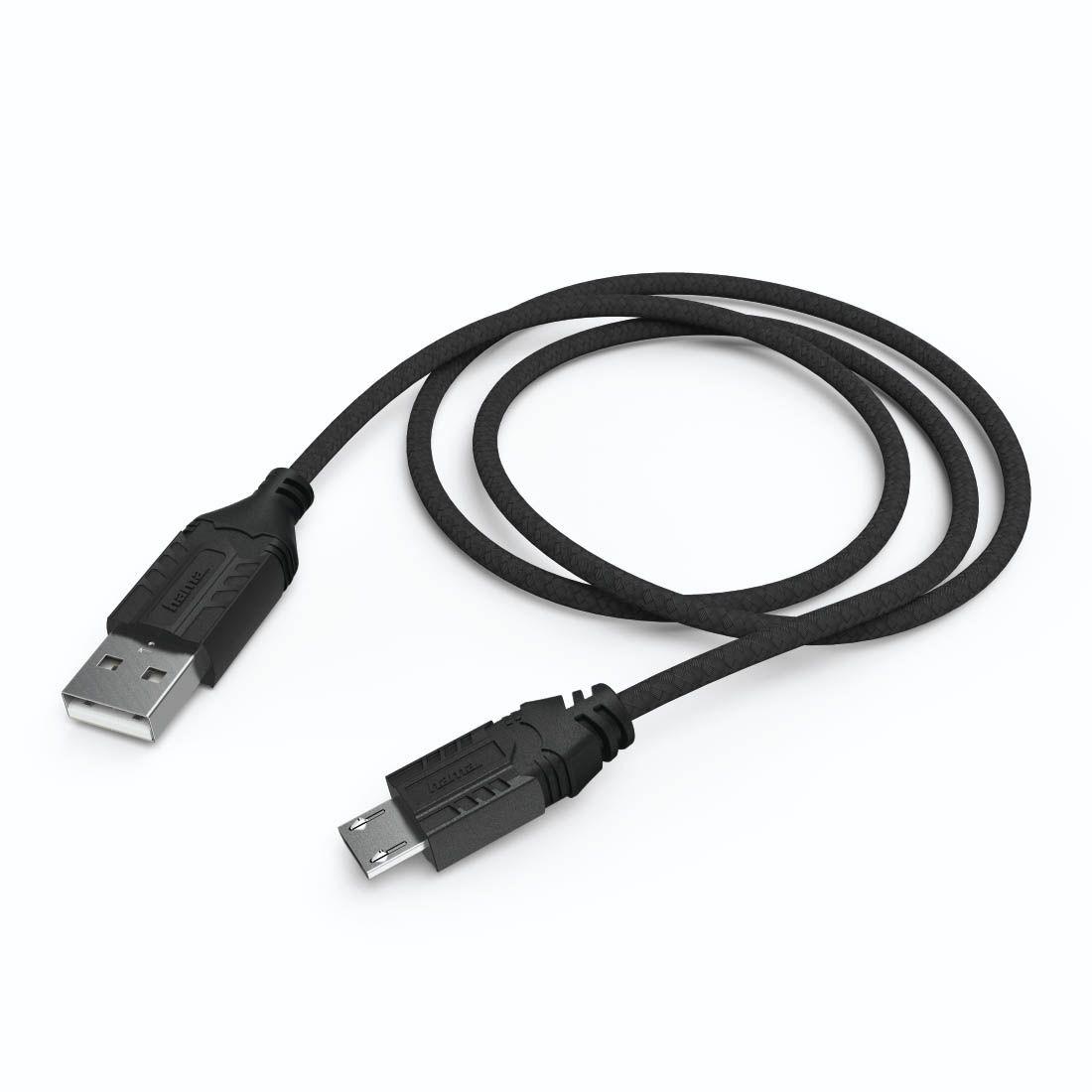 Hama Play and Charge for Sony PS3 - Câble de chargement / de données -  USB (M) - 1.8 m - noir - pour Sony PlayStation 3