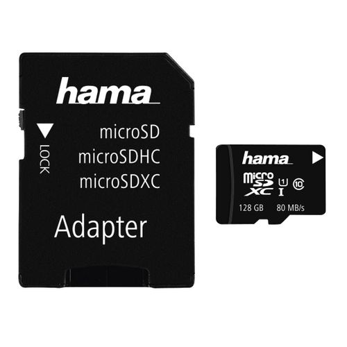 CARTE M.SDXC 128GB CL.10 80MB +AD