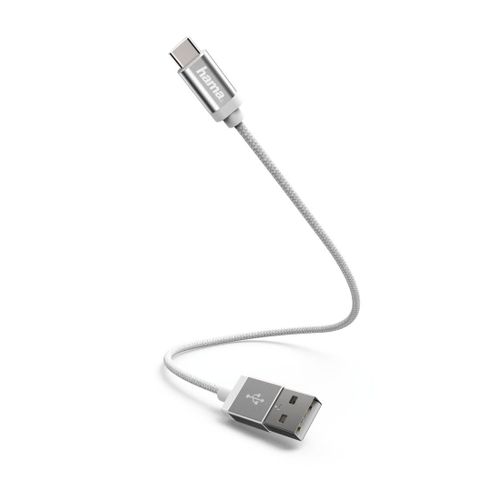 CABLE USB TYPE-C 0,2M BLANC
