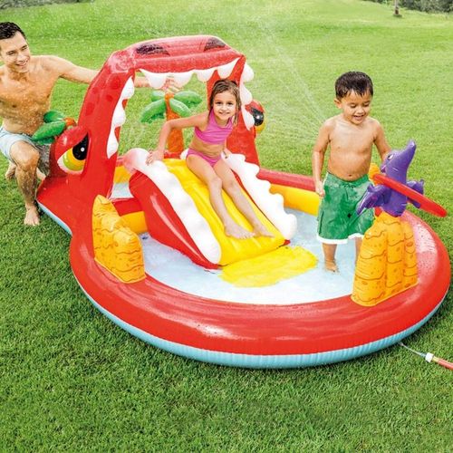 Aire de jeu Dinoland - L 2,59 x l 1,65 x H 1,07 m - Intex