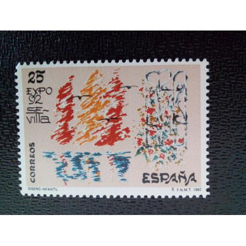 Timbre Espagne Yt 2761 Exposition Universelle Expo '92 1992 ( 10612 )