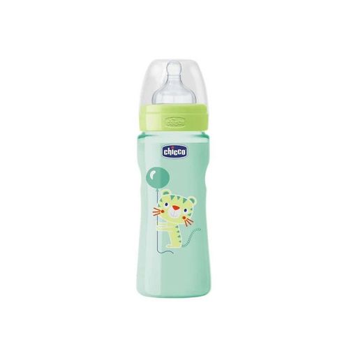Chicco Biberon Benessere Colorato Uni Silicone 330ml