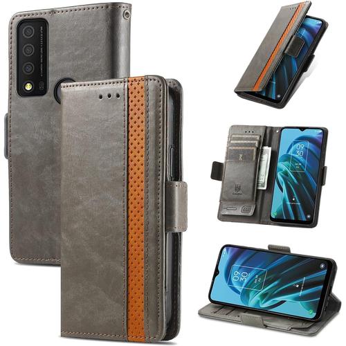 Phone Flip Case Casse De Portefeuille Compatible With Tcl 30 Xe 5g Étui Portefeuille Puan Couverture De Téléphone Mobile En Cuir Flip Protecteur Avec Caisse De Conception De Machines À Sous Cartes Com