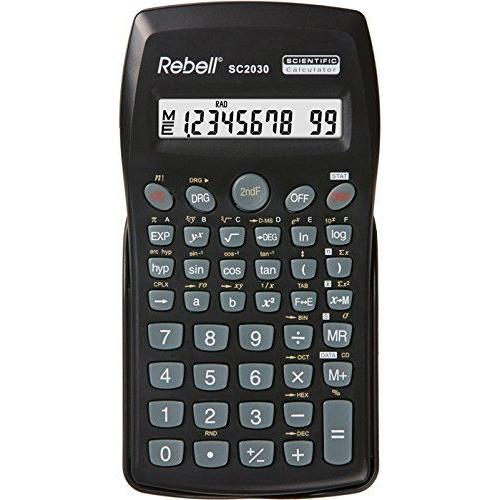 Rebell SC2030 Poche Calculatrice scientifique Noir calculatrice - Calculatrices (Poche, Calculatrice