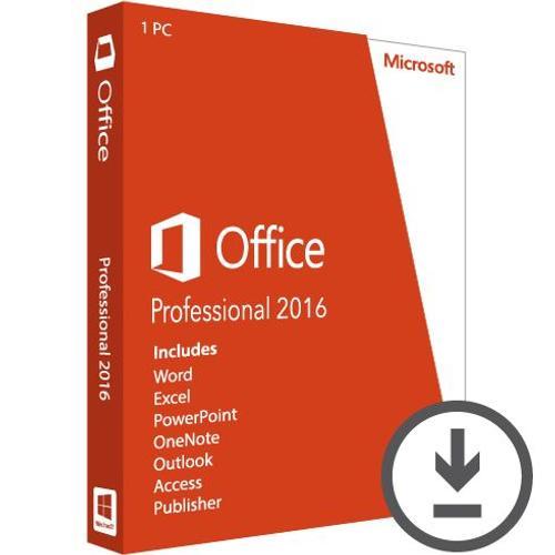 Microsoft Office 2016 Pro Plus - Livraison 1h Par E-Mail