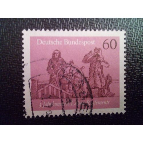 Timbre Allemagne Federale Yt 868 Instructions Nautiques 1979 ( 11612 )