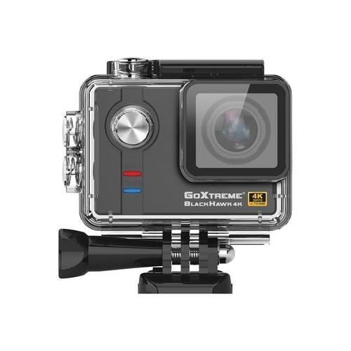Easypix GoXtreme BlackHawk 4K - Caméra de poche - fixable - 4K / 30 pi/s - 12.4 MP - Wi-Fi - sous-marin jusqu'à 60 m