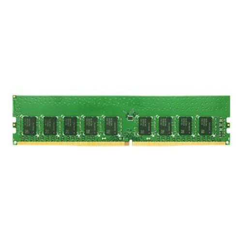 Synology - DDR4 - module - 8 Go - DIMM 288 broches - 2666 MT/s / PC4-21300 - 1.2 V - mémoire sans tampon - ECC - pour RackStation RS1619xs+, RS3617RPxs, RS3617xs+, RS3618XS, RS4017XS+