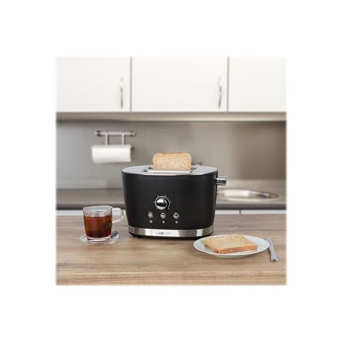 Clatronic TA 3690 - Grille-pain - 2 tranche - 2 Emplacements - noir
