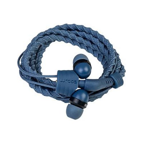 Wraps Talk - Écouteurs avec micro - intra-auriculaire - filaire - jack 3,5mm - denim