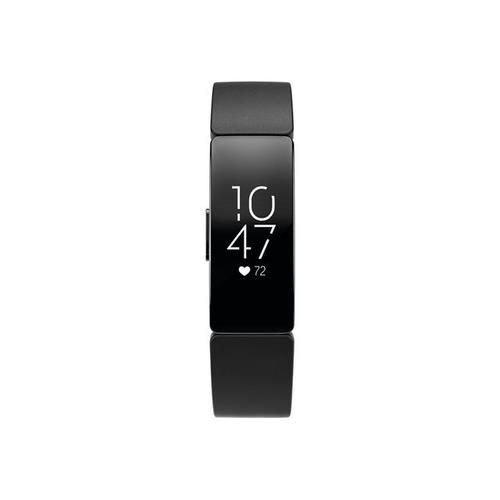 Fitbit Inspire Hr - Noir - Tracker D'activités Avec Bracelet - Silicone - Lilas - Taille Du Bracelet : S/L - Monochrome - Bluetooth - 20 G
