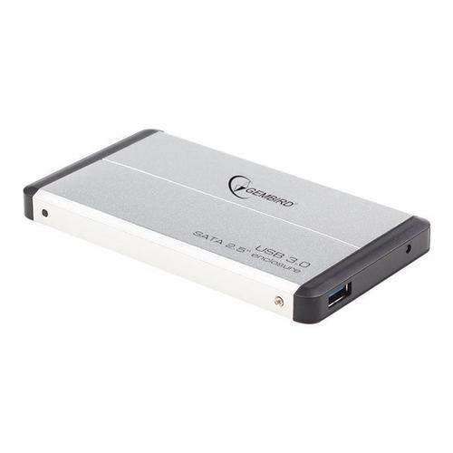 Gembird - Boitier externe - 2.5" - SATA 3Gb/s - USB 3.0 - argent