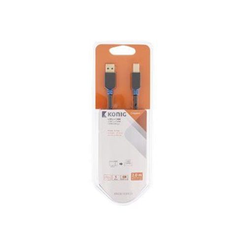 König - Câble USB - USB Type B (M) pour USB type A (M) - USB 3.0 - 2 m