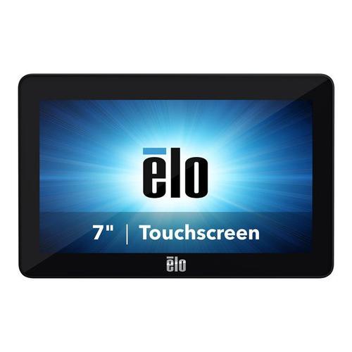 Elo 0702L - Écran LED - 7" - écran tactile - 800 x 480 @ 60 Hz - 430 cd/m² - 500:1 - 25 ms - USB - noir