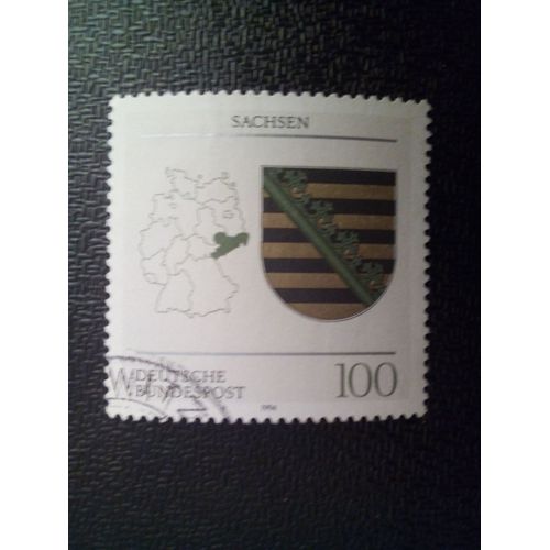 Timbre Allemagne Federale Yt 1554 Armoiries Des Länder Allemands 1994 ( 11612 )