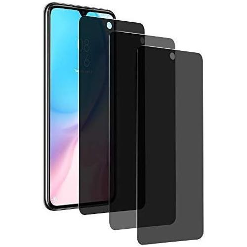 3 X Protection Écran Pour Xiaomi Mi 9 Lite Anti Espion En Verre Trempé Sans Bulles D'air, Caselover A3 Lite Anti Spy Privacy Vitre Protecteur Ultra Résistant Anti Rayures 9h Dureté Film De Protecture