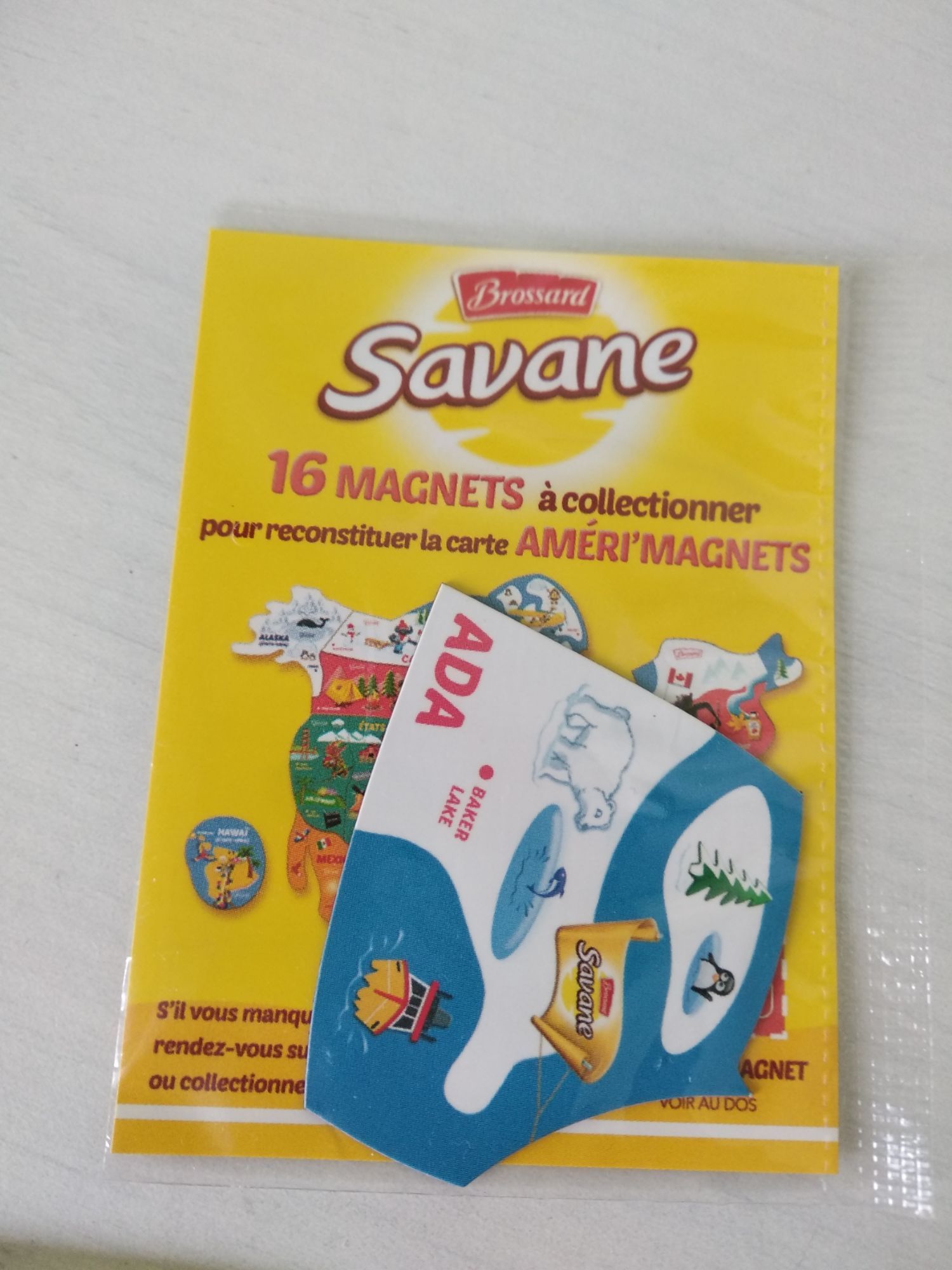 BROSSARD Ameri'Magnets magnet de collection Savane CANADA Vancouver tente neuf
