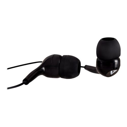 V7 HA105-3EB - Écouteurs - intra-auriculaire - filaire - jack 3,5mm - isolation acoustique - noir