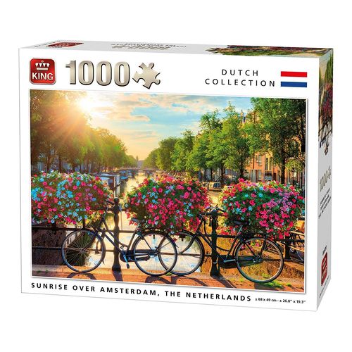 Puzzle 1000 Pièces Sunrise Over Amsterdam