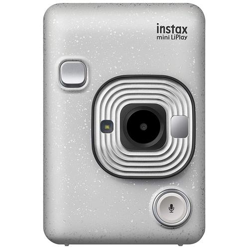 Fujifilm Instax Mini LiPlay blanc pierre - Appareil photo instantané avec imprimante PhotoPrinter