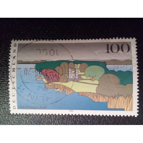 Timbre Allemagne Federale Yt 1640 Paysage De Havel (Vues D'allemagne) 1995 ( 11612 )