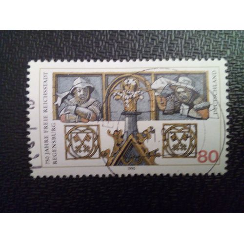 Timbre Allemagne Federale Yt 1618 750ème Anniv. De Ratisbonne 1995 ( 11612 )