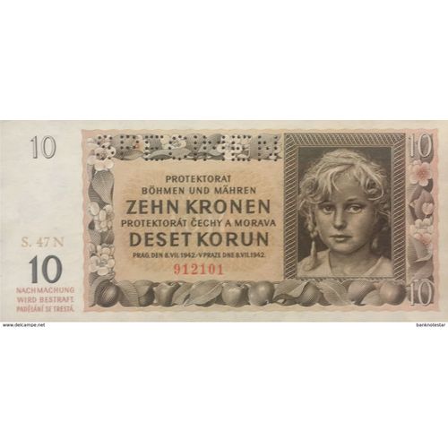 Lot De 6 Billets Occupation Allemande De 1939 À 1942