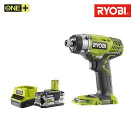 Pack RYOBI Visseuse à choc 18V OnePlus R18ID3-0 - 1 batterie 5.0Ah - 1 chargeur rapide 2.0Ah RC18120-150