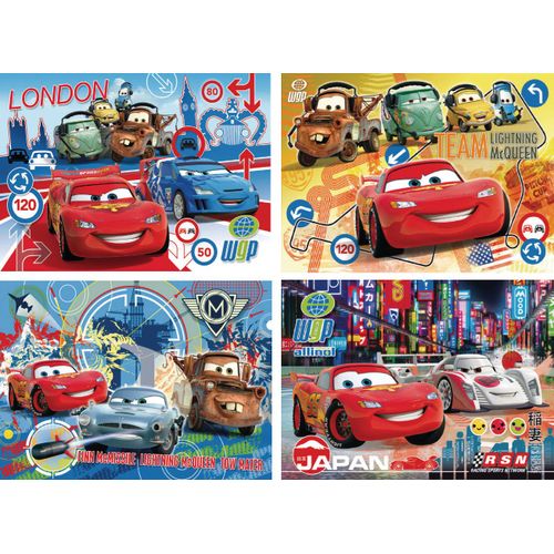 Clementoni Cars - Puzzles 20+60+100+180 Pièces