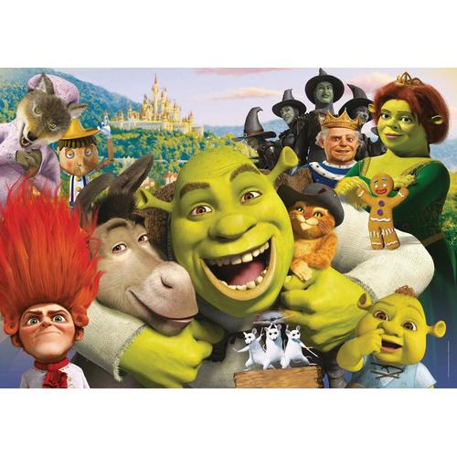 Clementoni Shrek - Puzzle Super Color Maxi 24p Pièces