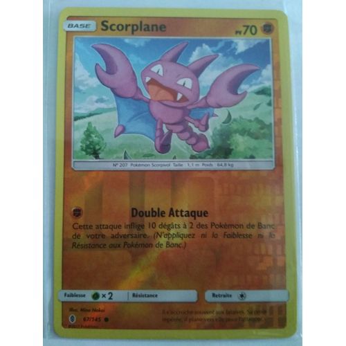 Carte Pokémon Française Reverse 67/ 145 Scorplane Gardiens Ascendants