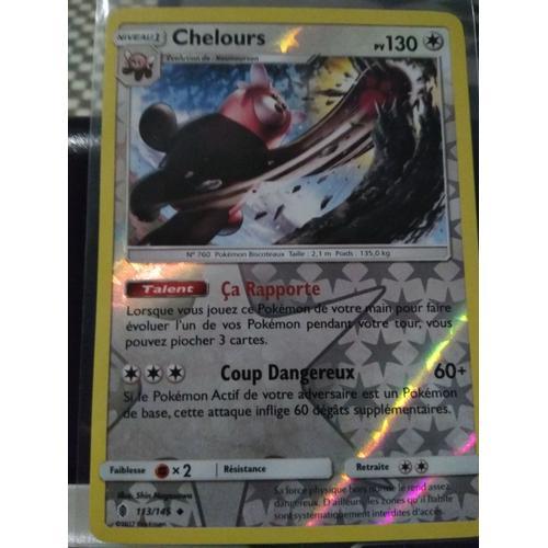 Carte Pokémon Française Reverse 113 /145 Chelours Gardiens Ascendants