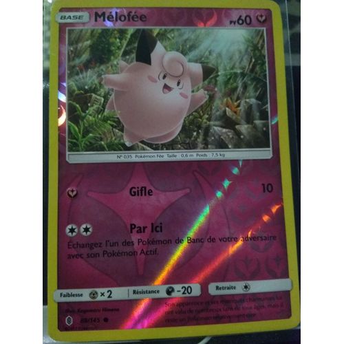 Carte Pokémon Française Reverse 88/ 145 Melofee Gardiens Ascendants