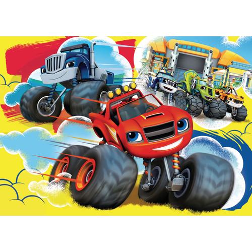 Super Color Blaze Et Les Monster Machines - Puzzle 60 Pièces