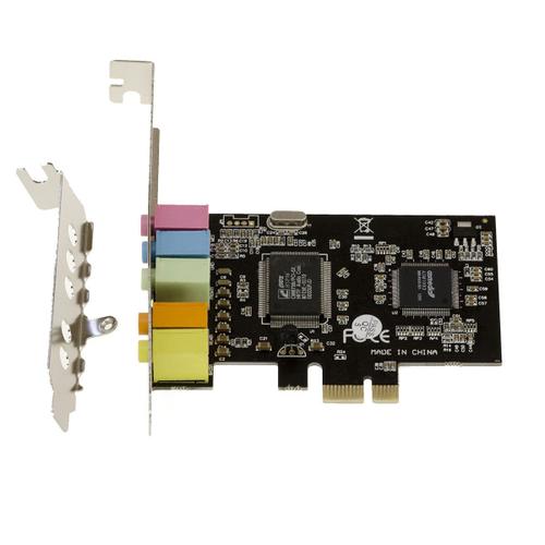 Carte SON PCIe - CMEDIA CMI8738 Version 5.1 - High et Low profile