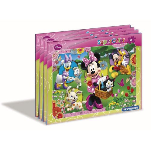 Clementoni Minnie - Puzzle Cadre 15 Pièces