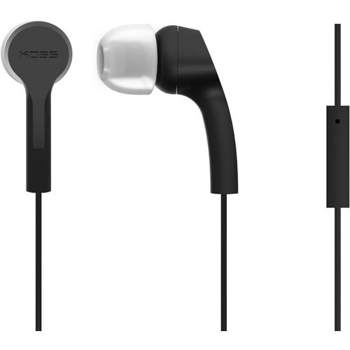 KOSS KEB9iK Ecouteurs intra-auriculaire micro-casque, commande tactile noir