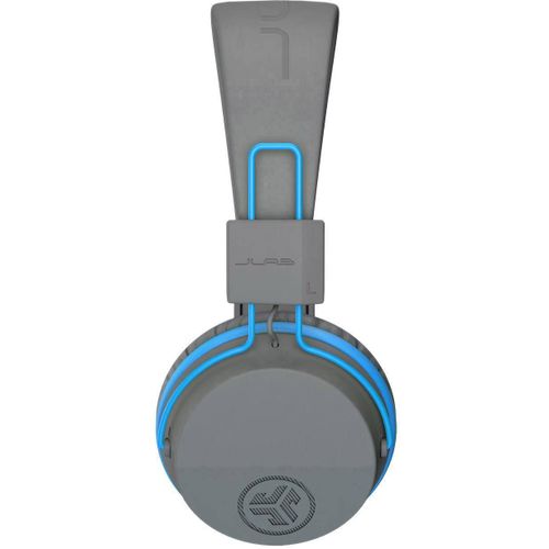 JLab JBuddies Studio Kids pour enfants Casque circum-aural pliable, micro-casque, limitation de volume bleu