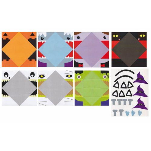 Kit Enfant Je Crée Mes Monstres En Papier : 20 Montres À Créer Soi-Même