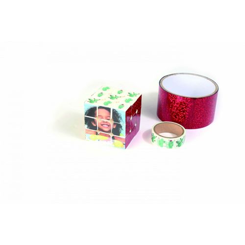 Rubicube Vierge Puzzle À Décorer Blanc - Graine Créative