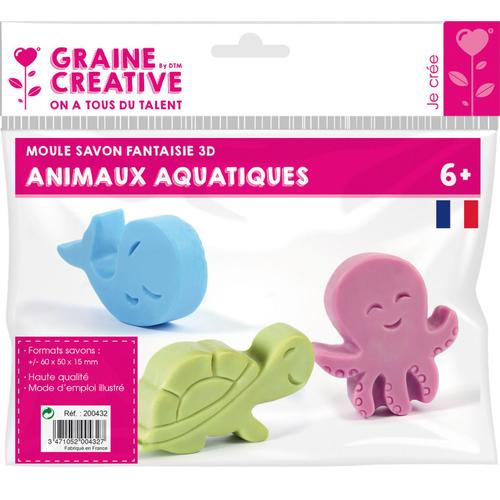 Moule Pour Savon Animaux Aquatiques - Graine Créative