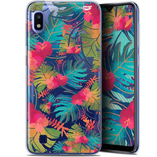 Caseink Coque Pour Samsung Galaxy A10 (6.2 ) Gel Hd [ Nouvelle Collection - Souple - Antichoc - Imprimé En France] Couleurs Des Tropiques