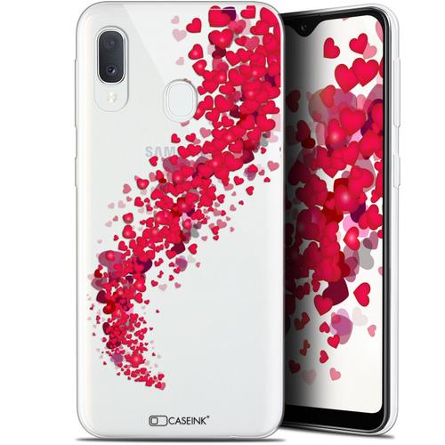 Caseink Coque Pour Samsung Galaxy A20e (5.8 ) [Gel Motif Hd Collection Love Saint Valentin Design Tornado - Souple - Ultra Fin - Imprimé En France]