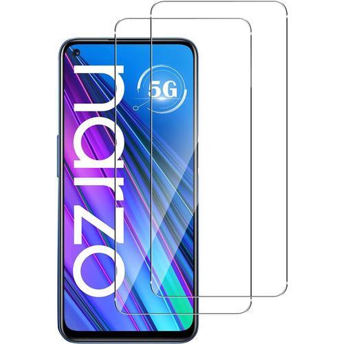 Verre Trempé Pour Realme 8 5g/Realme 8s/Realme Narzo 30/Oppo A54 /A74 5g /A72/A73, 2 Pièces Dureté 9h Film Protection Écran,Hd Clair Bulle Anti-Rayures Film De Protection D'écran